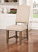 Furniture of America - JULIA 7 Piece Dining Table Set in Light Oak - CM3014T-7SET - Side Chair