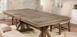 Furniture of America - JULIA 9 Piece Dining Table Set in Light Oak - CM3014T-9SET - GreatFurnitureDeal