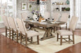 Furniture of America - JULIA 7 Piece Dining Table Set in Light Oak - CM3014T-7SET