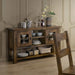 Furniture of America - Kristen 5 Piece Dining Room Set in Rustic Oak - CM3060-5SET - Server