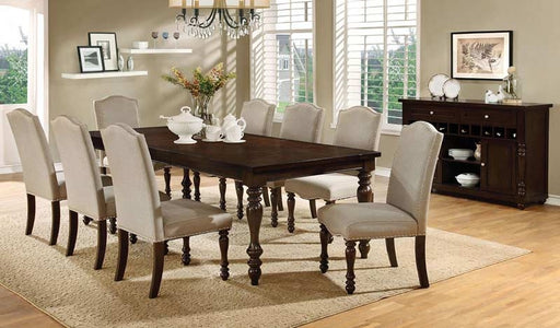 Furniture of America - HURDSFIELD 6 Piece Dining Table Set in Antique Cherry - CM3133T-6SET