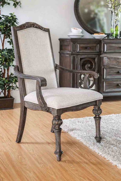 Furniture of America - Arcadia Arm Chair Set of 2 in Rustic Natural - CM3150-AC - GreatFurnitureDeal