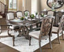 Furniture of America - Arcadia Double Pedestal Dining Table in Rustic Natural - CM3150-DT - GreatFurnitureDeal