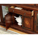 Furniture of America - Petersburg I Hutch & Buffet in Cherry - CM3185HB - GreatFurnitureDeal