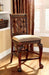 Furniture of America - PETERSBURG II 9 Piece COUNTER HT. TABLE Set in Cherry - CM3185PT-9SET - Counter Ht. Chair