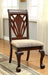 Furniture of America - PETERSBURG I 5 Piece Dining Table Set in Cherry - CM3185T-5SET - Side Chair