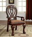 Furniture of America - WYNDMERE 9 Piece Dining Table Set in Cherry - CM3186CH-T-9SET - Arm Chair