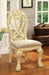 Furniture of America - WYNDMERE 5 Piece Dining Table Set in Vintage White - CM3186WH-T-5SET - Side Chair
