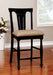 Furniture of America - SABRINA 6 Piece COUNTER HT. TABLE Set in Black/Cherry - CM3199BC-PT-6SET - Side Chair