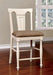 Furniture of America - SABRINA 7 Piece COUNTER HT. TABLE Set in Off White/Cherry - CM3199WC-PT-7SET - Side Chair