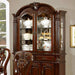 Furniture of America - Elana Hutch & Buffet in Brown Cherry - CM3212HB - GreatFurnitureDeal