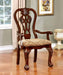 Furniture of America - ELANA 7 Piece Dining Table Set in Brown Cherry - CM3212T-7SET - Arm Chair