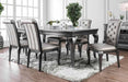 Furniture of America - Amina 5 Piece Dining Room Set in Gray - CM3219GY-5SET - Dining Table