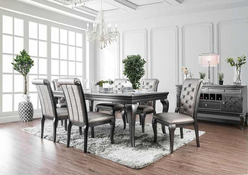 Furniture of America - Amina 5 Piece Dining Room Set in Gray - CM3219GY-5SET - GreatFurnitureDeal