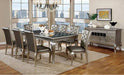 Furniture of America - AMINA 10 Piece Dining Table Set in Champagne - CM3219T-66-10SET