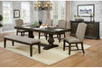 Furniture of America - Faulk 6 Piece Double Pedestal Dining Room Set in Espresso - CM3310-6SET - GreatFurnitureDeal