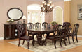 Furniture of America - BELLAGIO 8 Piece Dining Table Set in Brown Cherry - CM3319T-8SET - GreatFurnitureDeal