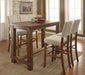 Furniture of America - SANIA 5 Piece BAR TABLE Set in Natural Tone - CM3324BT-5SET
