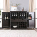 Furniture of America - Modoc 8 Piece Dining Room Set in Espresso - CM3337-8SET - Open View