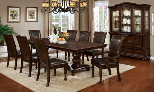 Furniture of America - ALPENA 7 Piece Dining Table Set in Brown Cherry - CM3350T-7SET - GreatFurnitureDeal