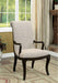 Furniture of America - ORNETTE 10 Piece Dining Table Set in Espresso/Champagne - CM3353T-10SET - Arm Chair