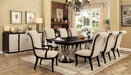 Furniture of America - ORNETTE 10 Piece Dining Table Set in Espresso/Champagne - CM3353T-10SET