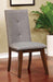 Furniture of America - ABELONE 7 Piece Dining Table Set in Walnut/Gray - CM3354T-7SET - Side Chair