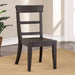 Furniture of America - Leonidas Side Chairs Set Of 2 In Antique Black - CM3389BK-SC - GreatFurnitureDeal