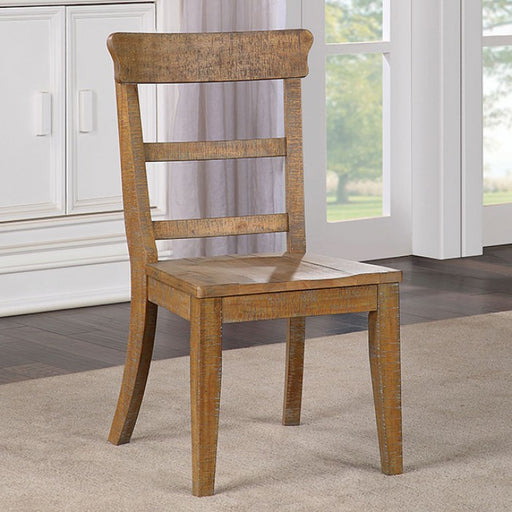 Furniture of America - Leonidas Side Chairs Set Of 2 In Natural Tone - CM3389NT-SC - GreatFurnitureDeal