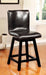 Furniture of America - HURLEY 6 Piece COUNTER HT. TABLE Set in Black - CM3433PT-6SET - Counter Ht. Chair