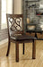 Furniture of America - PAULINA 9 Piece Dining Table Set in Rustic Walnut - CM3465T-DT-9SET - GreatFurnitureDeal