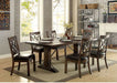 Furniture of America - PAULINA 9 Piece Dining Table Set in Rustic Walnut - CM3465T-DT-9SET - GreatFurnitureDeal