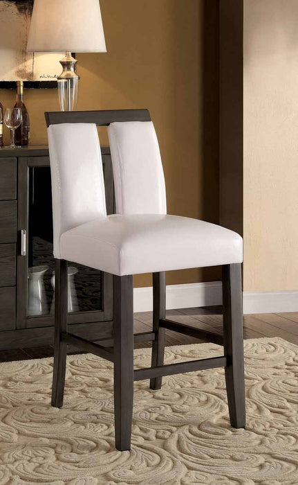 Furniture of America - LUMINAR II 10 Piece COUNTER HT. TABLE Set in Gray - CM3559GY-PT-10SET - Side Chair