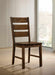 Furniture of America - Dulce 4 Piece Dining Room Set in Walnut - CM3604-4SET - GreatFurnitureDeal