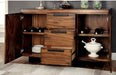 Furniture of America - Maddison Server in Tobacco Oak - CM3606SV - GreatFurnitureDeal