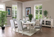 Furniture of America - Daniella 6 Piece Dining Room Set in Antique White - CM3630-6SET