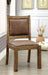 Furniture of America - GIANNA 7 Piece Dining Table Set in Rustic Pine - CM3829T-7SET - Side Chair