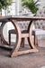 Furniture of America - GIANNA 9 Piece Dining Table Set in Rustic Pine - CM3829T-77-DT-9SET - GreatFurnitureDeal