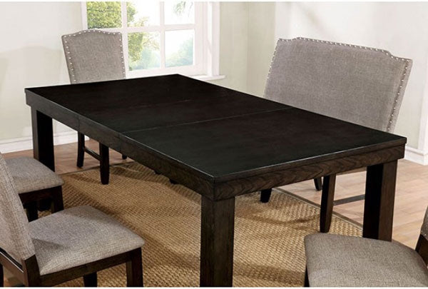 Furniture of America - Teagan 4 Piece Dining Room Set in Dark Walnut - CM3911-4SET - GreatFurnitureDeal