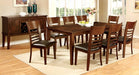 Furniture of America - HILLSVIEW I 8 Piece Dining Table Set in Brown Cherry - CM3916T-78-8SET