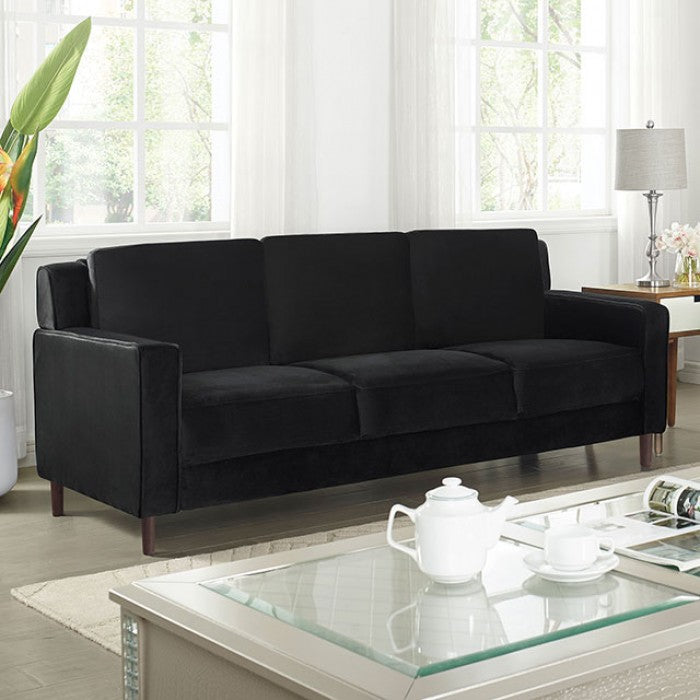 Furniture of America - Brandi Sofa in Black - CM6064BK-SF - GreatFurnitureDeal
