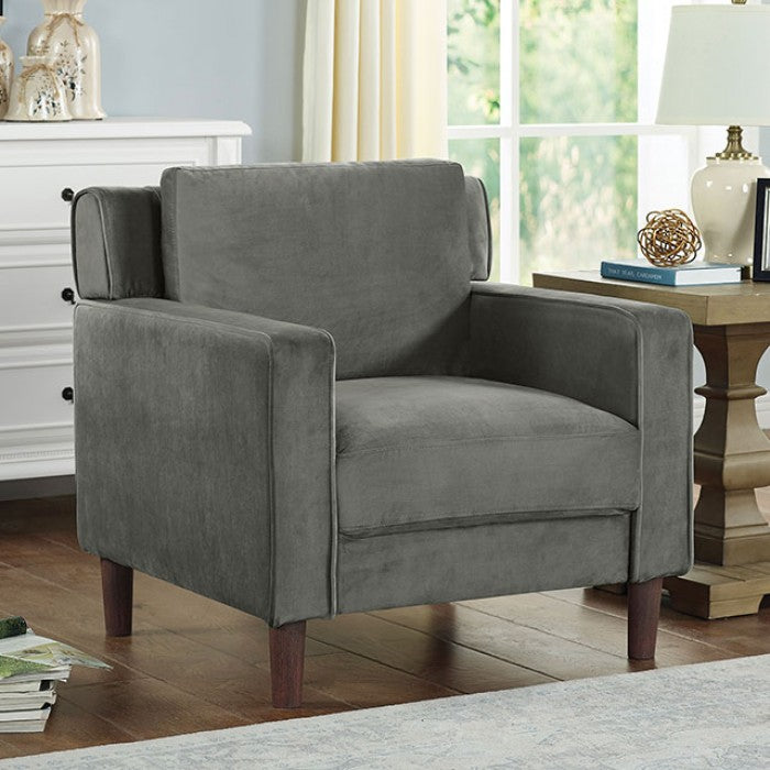 Furniture of America - Brandi Chair in Gray - CM6064GY-CH - GreatFurnitureDeal