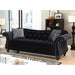 Jolanda I Black 3 Piece Living Room Set - CM6159BK-SF-LV-CH - Sofa