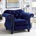 Jolanda Blue 3 Piece Living Room Set - CM6159BL-SF-LV-CH - Chair