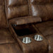 Furniture of America - Chantelle Power Sectional in Brown - CM6229BR - GreatFurnitureDeal