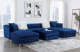 Furniture of America - Ciabattoni Sectional in Navy - CM6256NV - GreatFurnitureDeal
