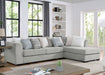 Furniture of America - Leandra Sectional in Light Gray - CM6258LG - GreatFurnitureDeal