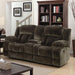 Furniture of America - Sadhbh Brown 2 Piece Reclining Sofa Set - CM6283-SF-LV - GreatFurnitureDeal