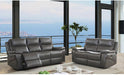 Furniture of America - Lila Gray 2 Piece Power-Assist Reclining Sofa Set - CM6540-PM-SF-LV