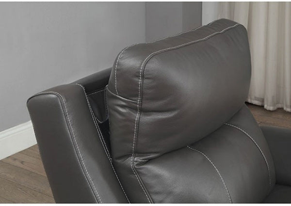 Lila Gray 2 Piece Power-Assist Reclining Sofa Set - CM6540-PM-SF-LV